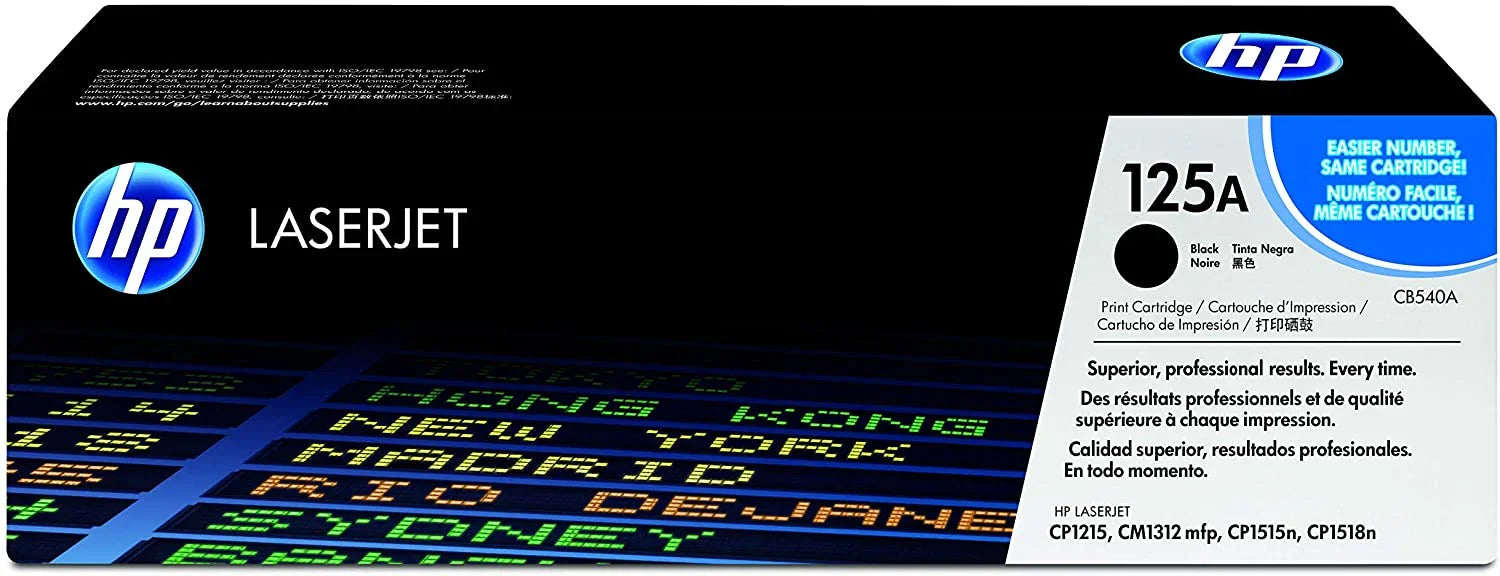 HP 125A Black Original Ink Advantage Cartridge - CB540A - eBuy UAE